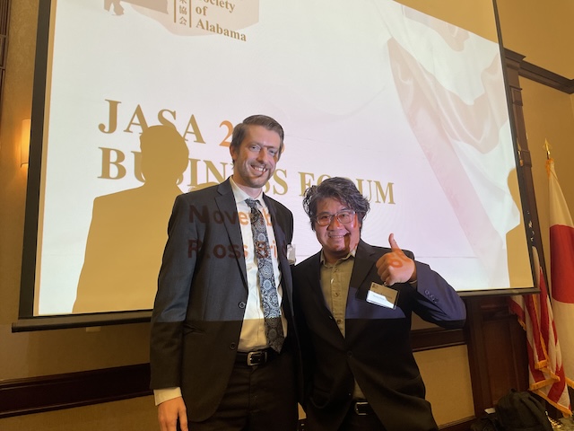 フォーラム会場にて桐山孝太 氏 と